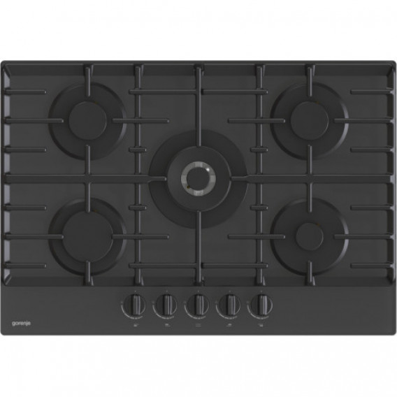 Gorenje Варильна поверхня газова на склі GTW7C51B Gorenje Варильна поверхня газова на склі GTW7C51B